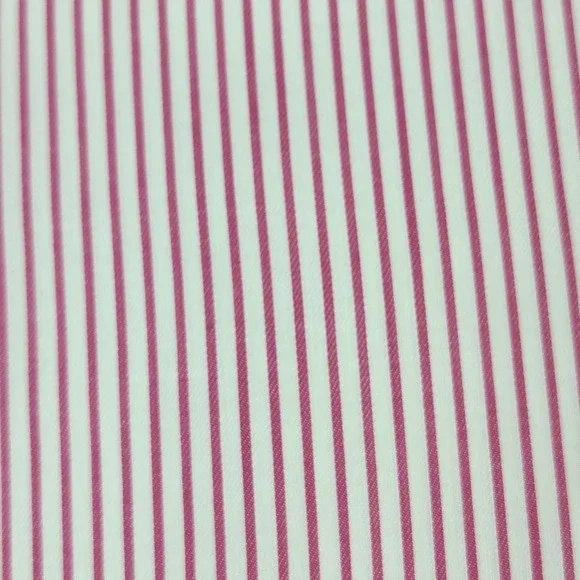 Ralph Lauren Mens XL Pink White Striped Slim Fit Long Sleeve Button Down Shirt - Picture 10 of 10